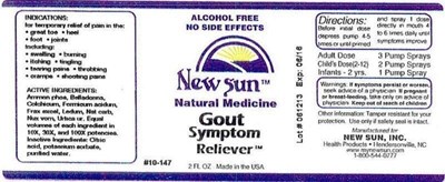 Image Description (Gout Symptom Reliever)